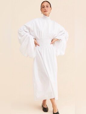 Toit Volant Spencer Dress in white XS/S